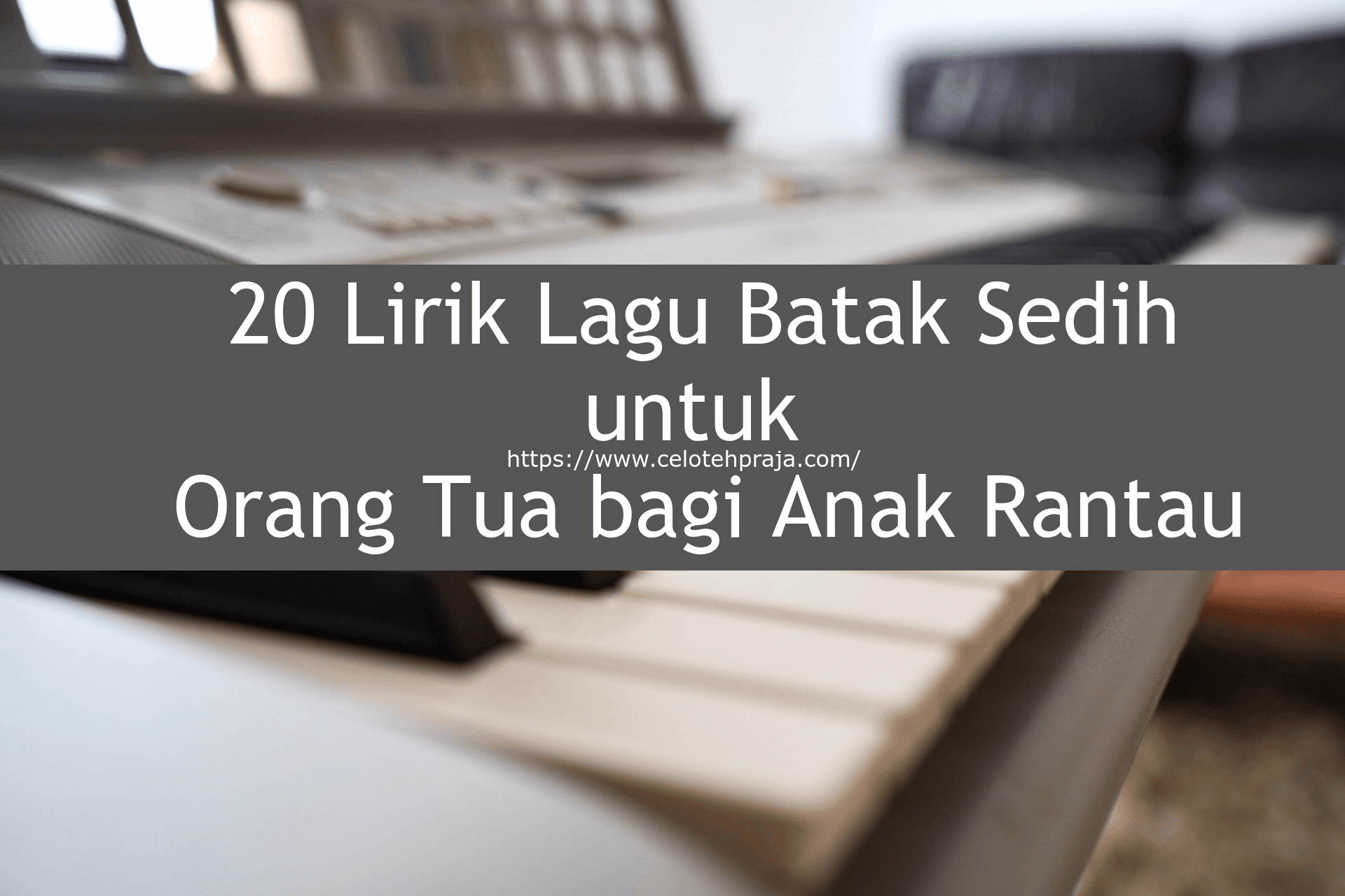 Lirik lagu tangiang ni dainang